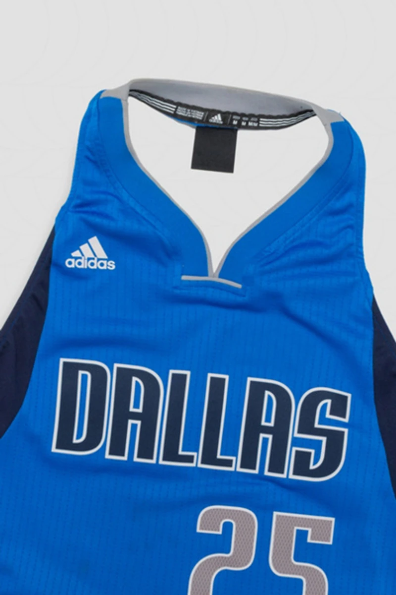 Frankie Collective Rework Dallas Mavericks Basketball Halter Top