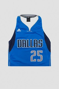Frankie Collective Rework Dallas Mavericks Basketball Halter Top