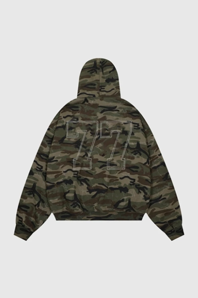 Aelfric Eden Camo Zip Up Hoodie
