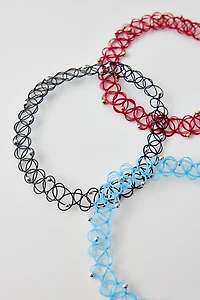 Stretchy Tattoo Choker Necklace