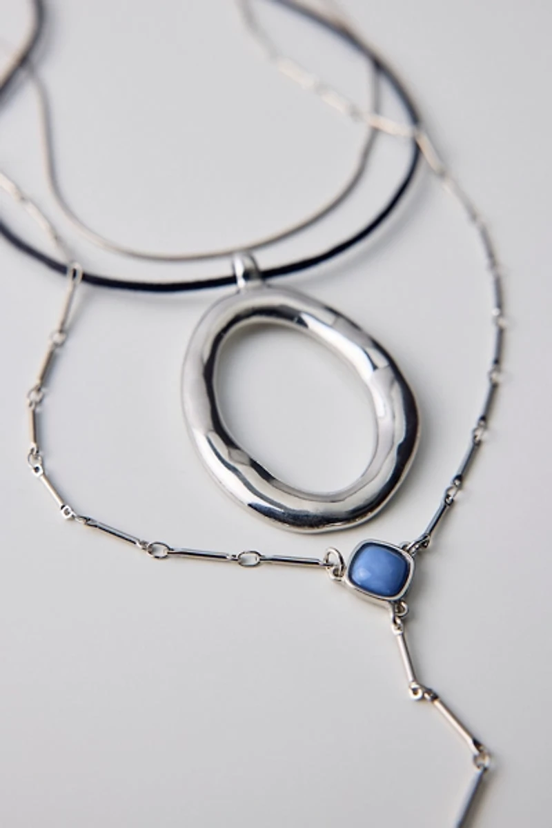 Ollie Corded Layering Necklaces Set