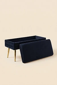 TOV Furniture Ziva Velvet Upholstered Storage Bench