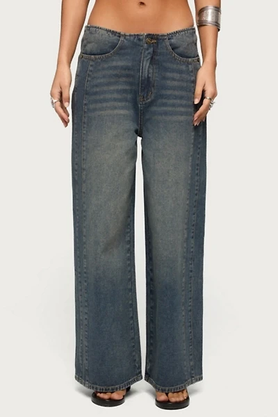 Edikted Elia No Waistband Low Rise Baggy Jeans