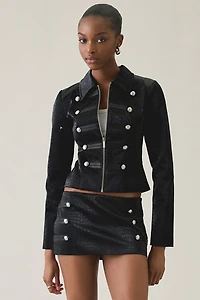 I.AM.GIA. Idalia Slim Button Detail Military Jacket