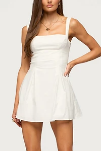 Edikted Hila Square Neck Mini Dress