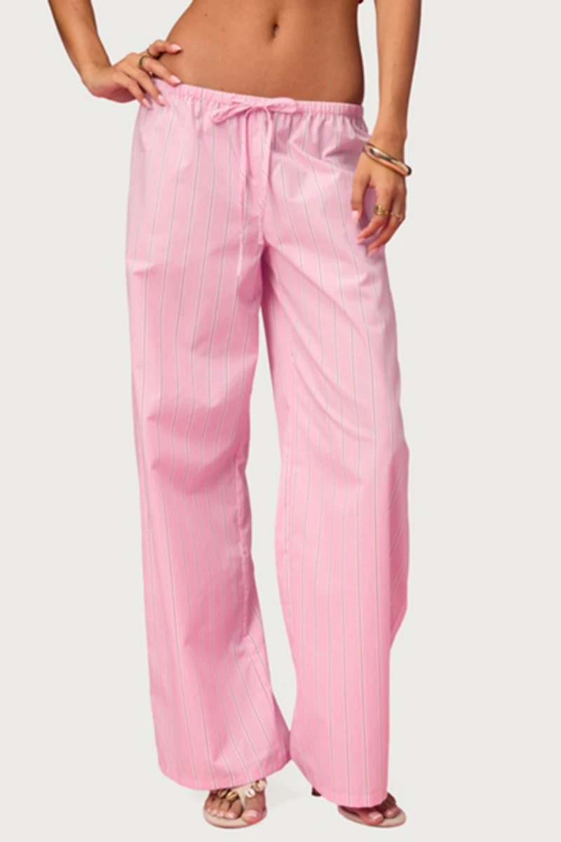 Edikted Barbie™ Icon Striped Pants