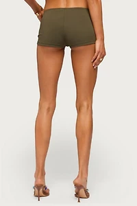 Edikted Carine Metal Ring Micro Shorts