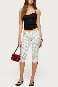 Edikted Helenna Button Front Lace Up Top