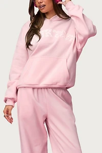 Edikted Hearts Barbie™ Oversized Hoodie