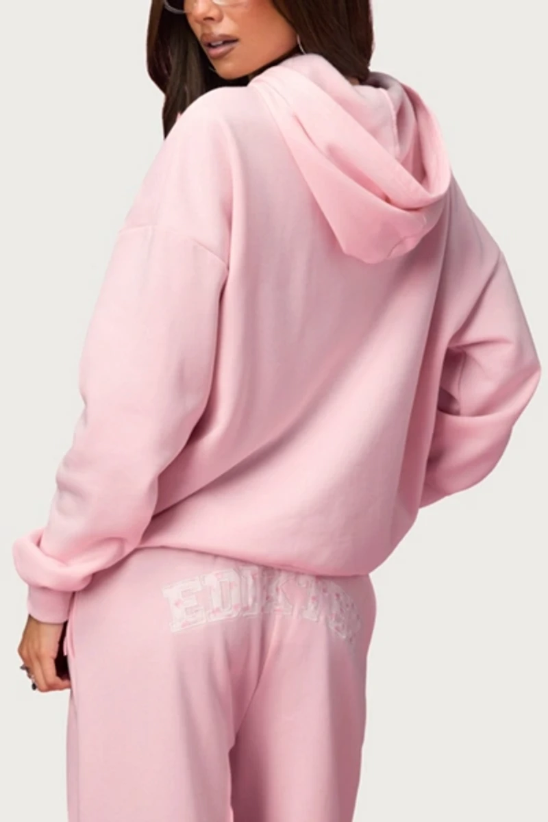 Edikted Hearts Barbie™ Oversized Hoodie