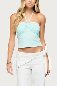 Edikted Yolandi Ruched Halter Top