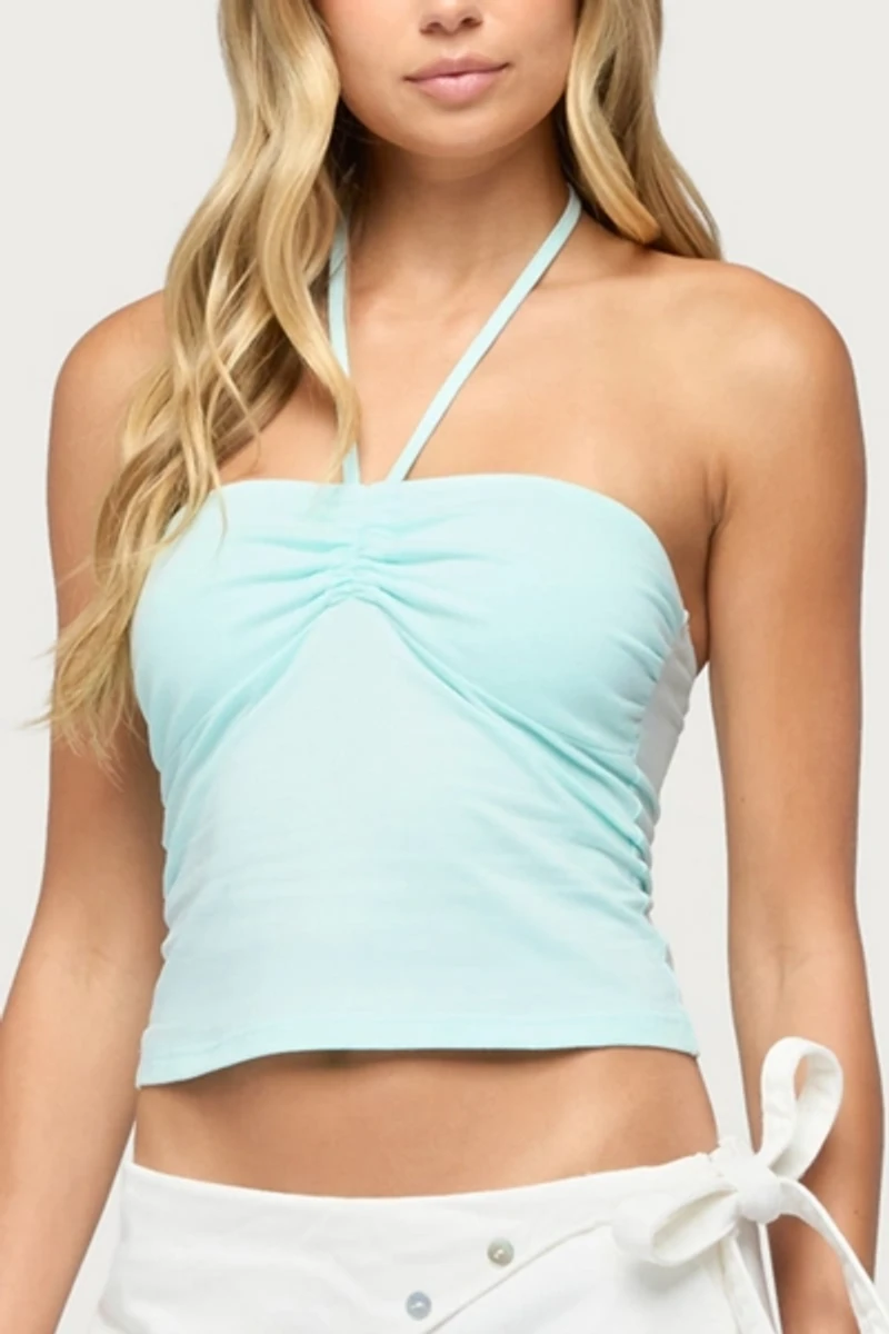 Edikted Yolandi Ruched Halter Top