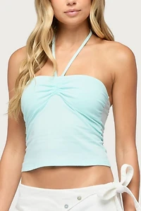 Edikted Yolandi Ruched Halter Top