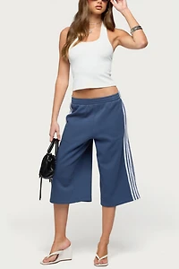 Edikted Uma Stripey Bermuda Shorts