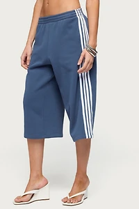 Edikted Uma Stripey Bermuda Shorts