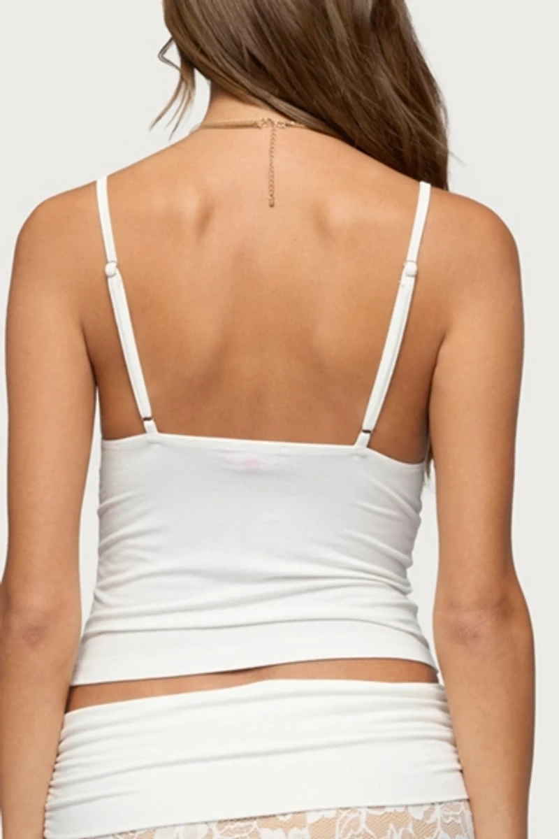 Edikted Izadora Lacey Tank Top