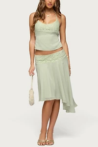 Edikted Evia Lacey Backless Halter Top