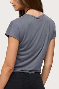 Edikted Marisse Tie Front Top