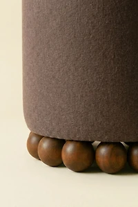 TOV Furniture Dex Vegan Mohair Upholstered Ottoman