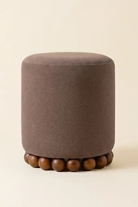 TOV Furniture Dex Vegan Mohair Upholstered Ottoman
