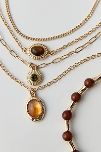 Tiger's Eye Layering Bracelets Set