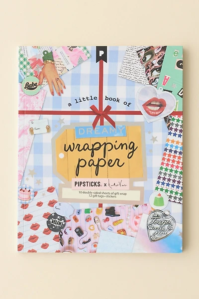 PIPSTICKS X Haricot Vert Dreamy Wrapping Paper Book