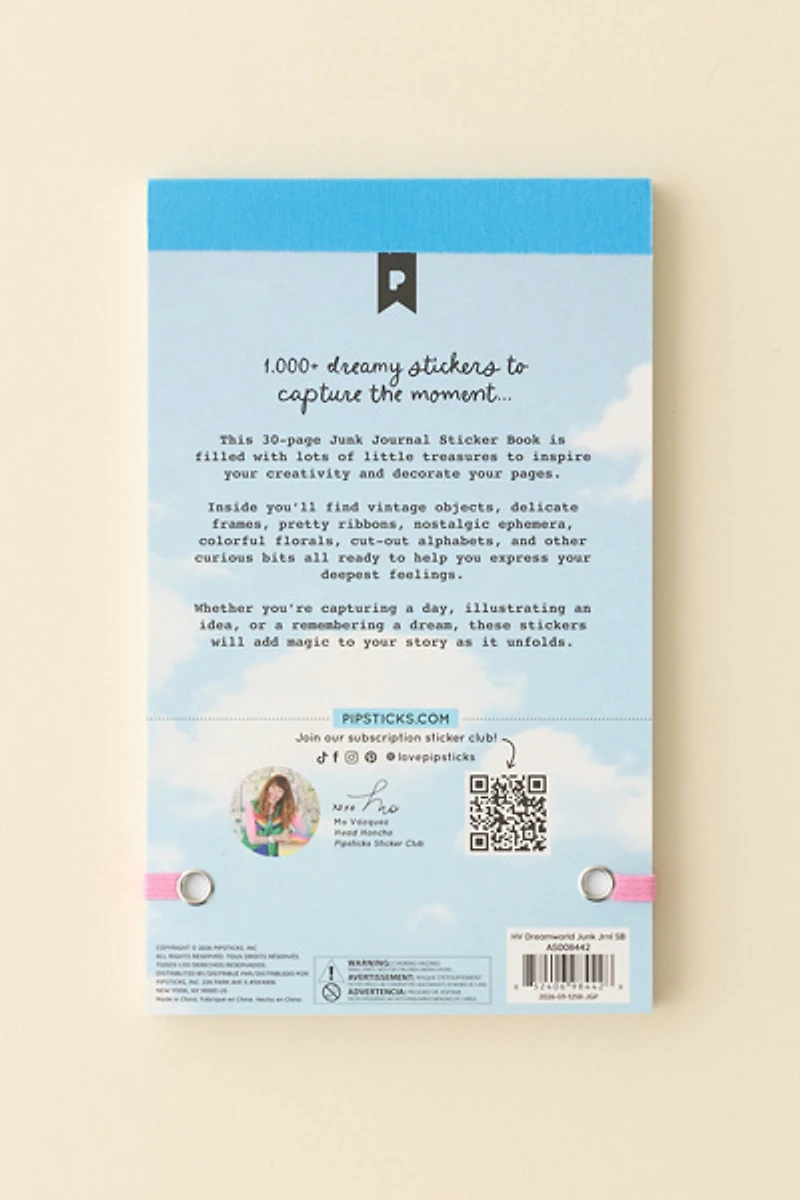 PIPSTICKS X Haricot Vert Dreamworld Journal Sticker Book