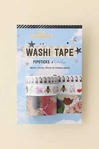 PIPSTICKS X Haricot Vert Washi Tape Set