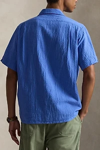 Polo Ralph Lauren Andy Seersucker Linen Camp Shirt