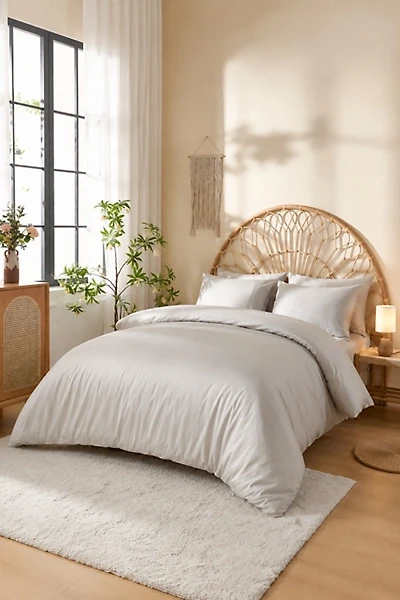 DOZ Long Staple Cotton Sateen Duvet Cover Set
