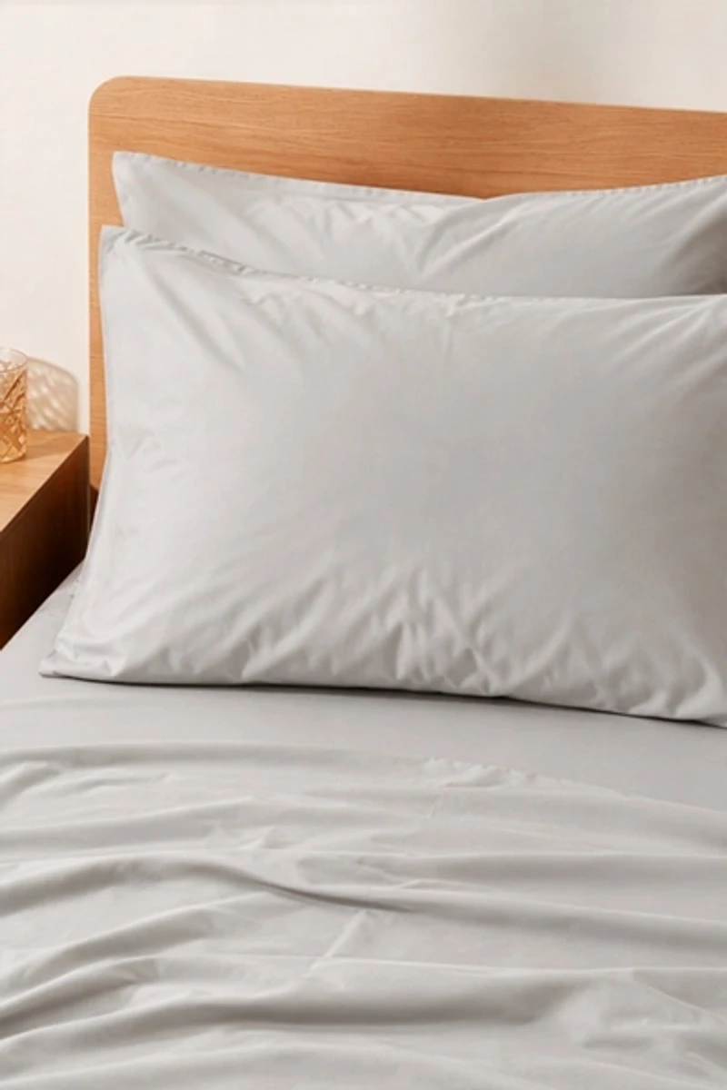 DOZ Long Staple Cotton Sateen Pillowcase Set