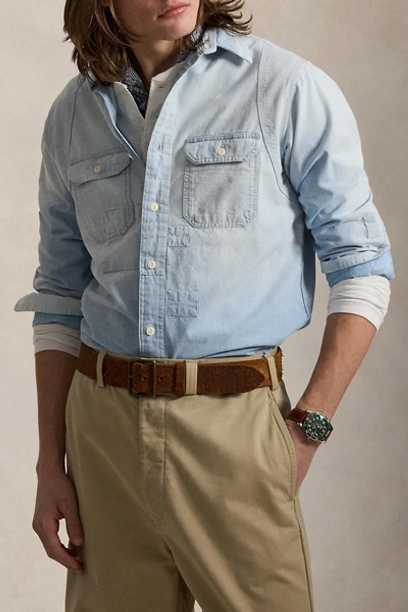 Polo Ralph Lauren Classic Fit Chambray Long Sleeve Shirt