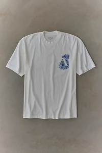 AllSaints Anthros Graphic Oversized Tee