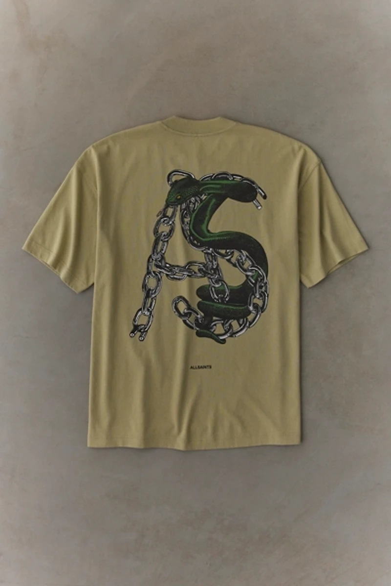 AllSaints Linx Graphic Oversized Fit Tee