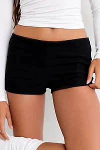 Out From Under Robbie Ribbed Micro Shorts