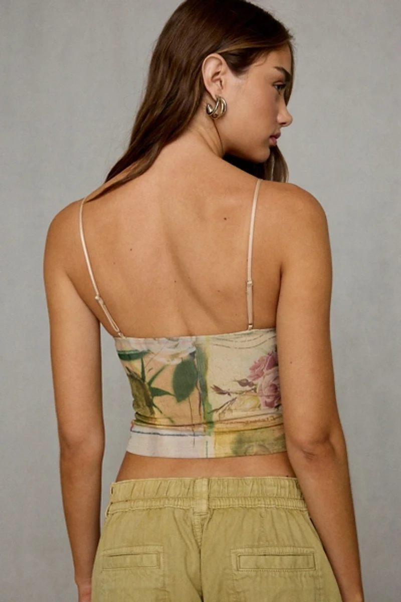 Tiger Mist Fenella Sequin Embellished Mesh Cami