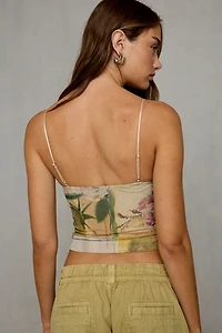 Tiger Mist Fenella Sequin Embellished Mesh Cami
