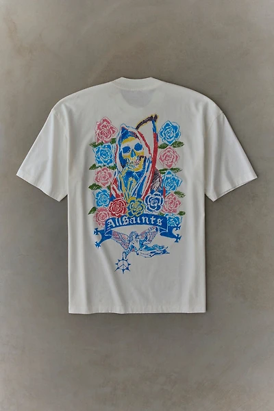 AllSaints Cray Graphic Oversized Fit Tee