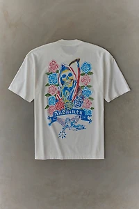 AllSaints Cray Graphic Oversized Fit Tee