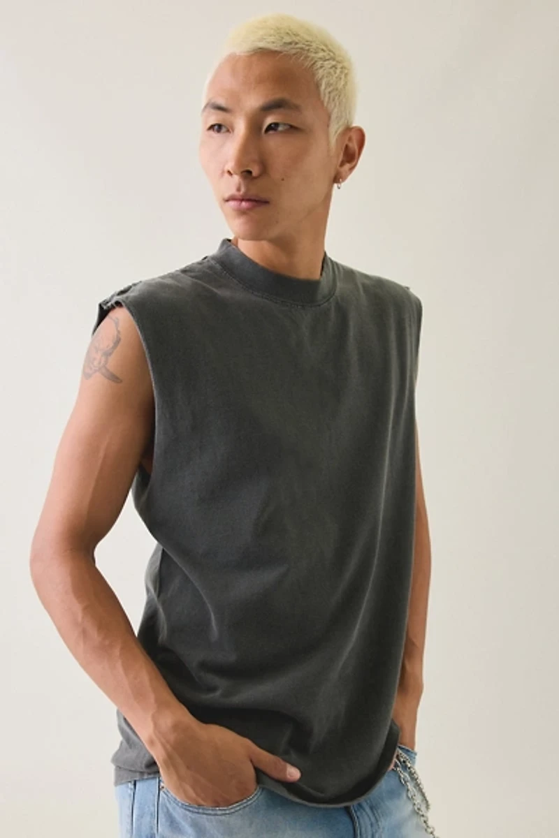 Shaka Wear 7.5oz Heavyweight Garment Dyed Muscle Tank Top