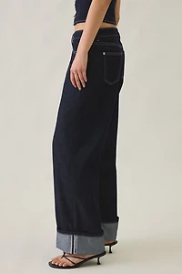 Tiger Mist Tilda Cuffed Low-Rise Wide Leg Jeans