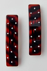 Embellished Hair Clips Set