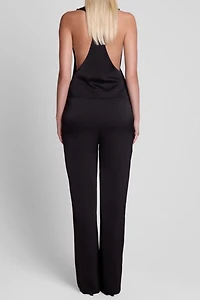 LEAU Soho Satin Straight Leg Pants