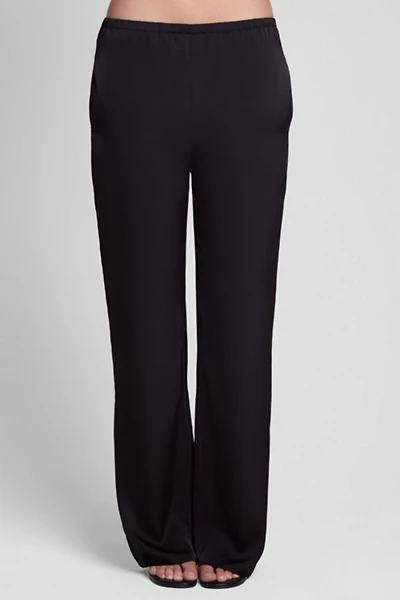 LEAU Soho Satin Straight Leg Pants