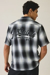 AllSaints Fade Out Check Short Sleeve Shirt