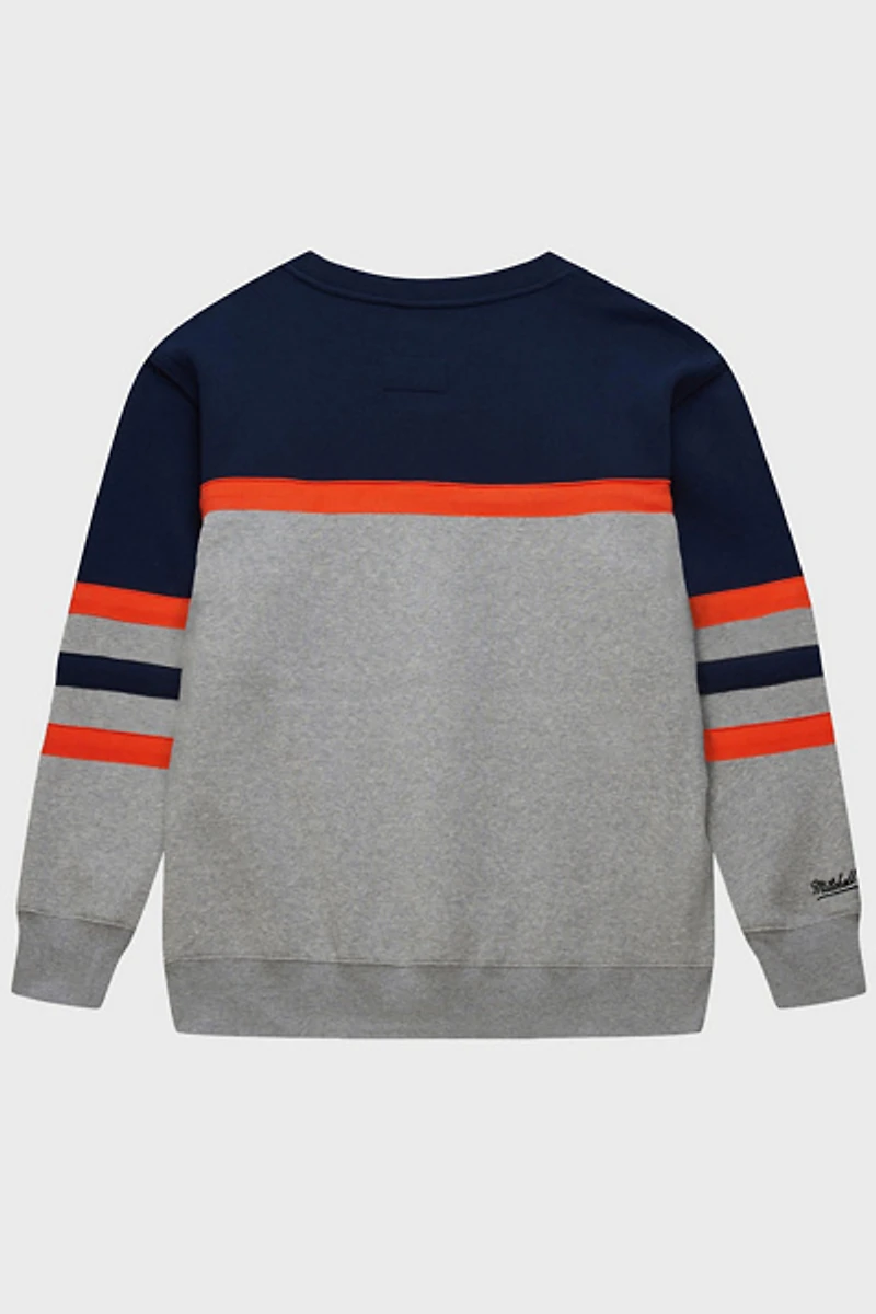 Mitchell & Ness NBA New York Knicks Head Coach Crew Neck Sweatshirt