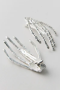 Skeleton Hands Hair Clips Set
