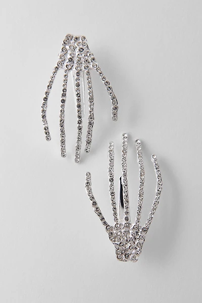 Skeleton Hands Hair Clips Set
