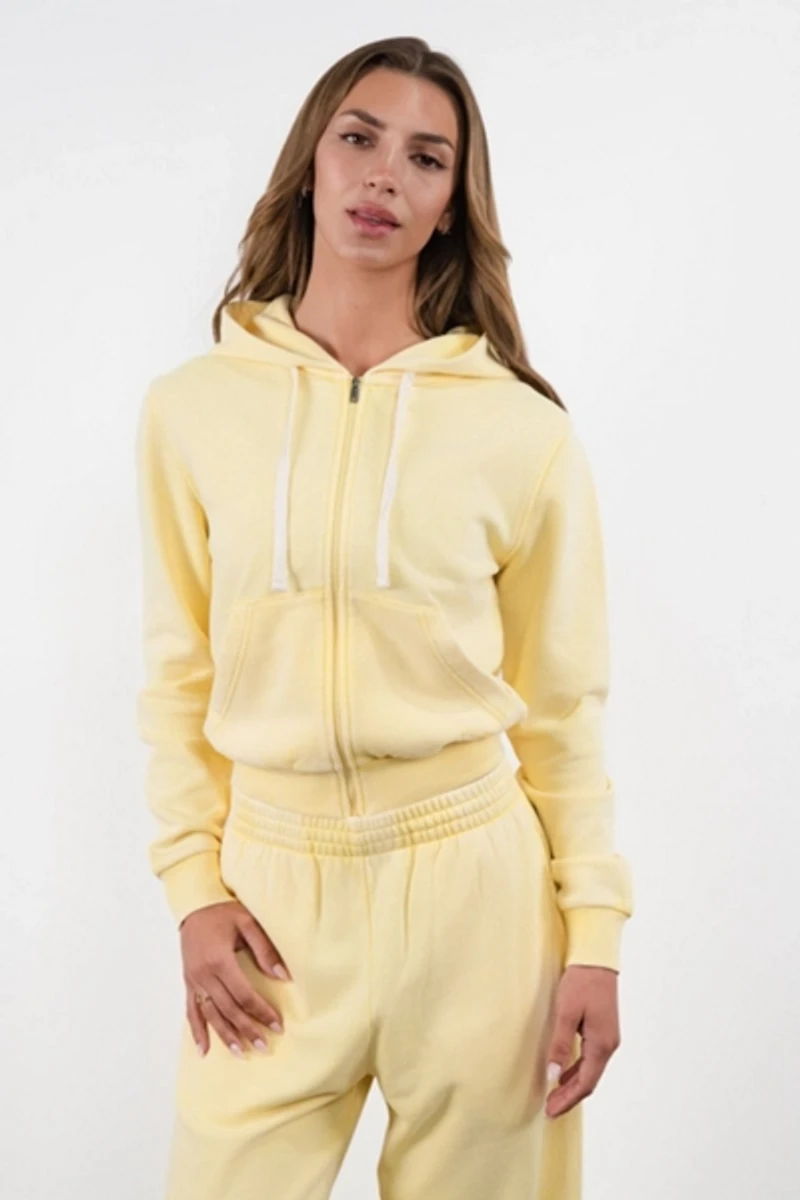 Vitality Homebody Fitted Full Zip Hoodie