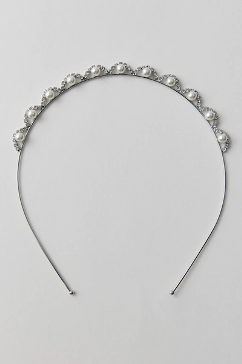 Estelle Pearl Crown Headband
